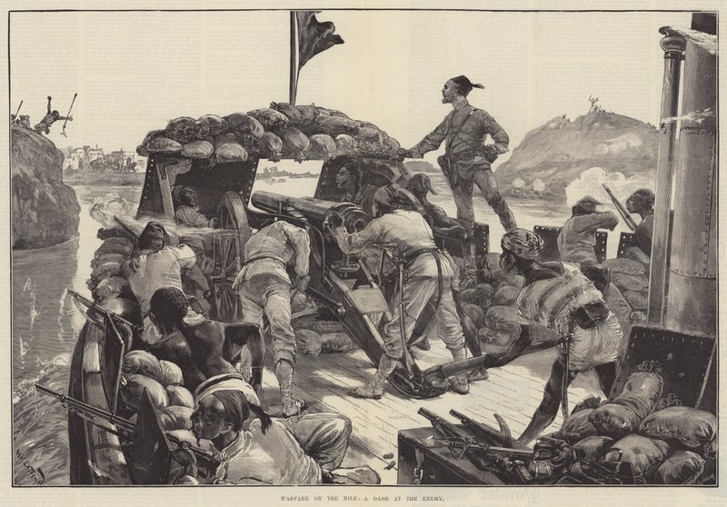Guerra sul Nilo, un attacco al nemico da William Heysham Overend