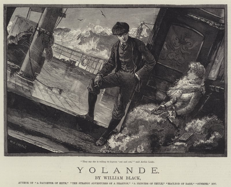Yolande, di William Black da William Heysham Overend