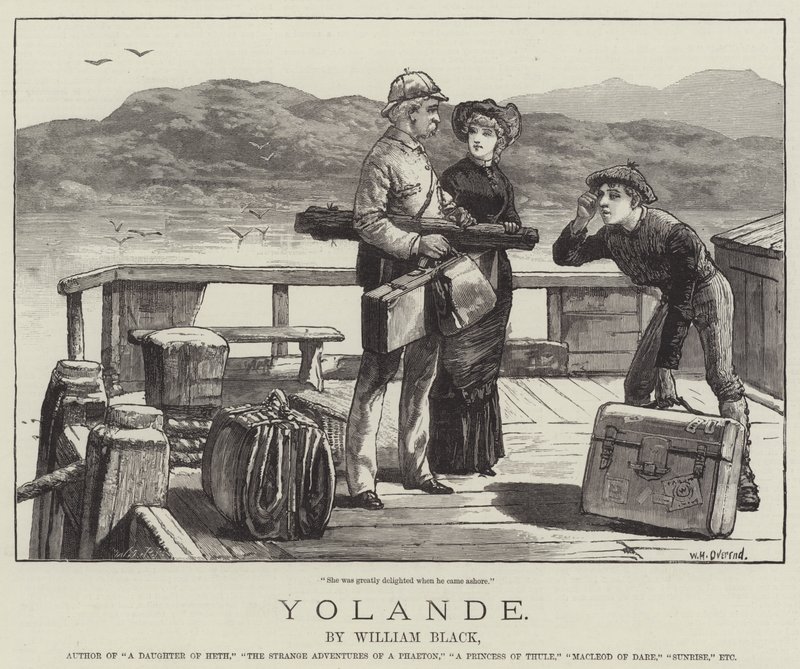 Yolande, di William Black da William Heysham Overend
