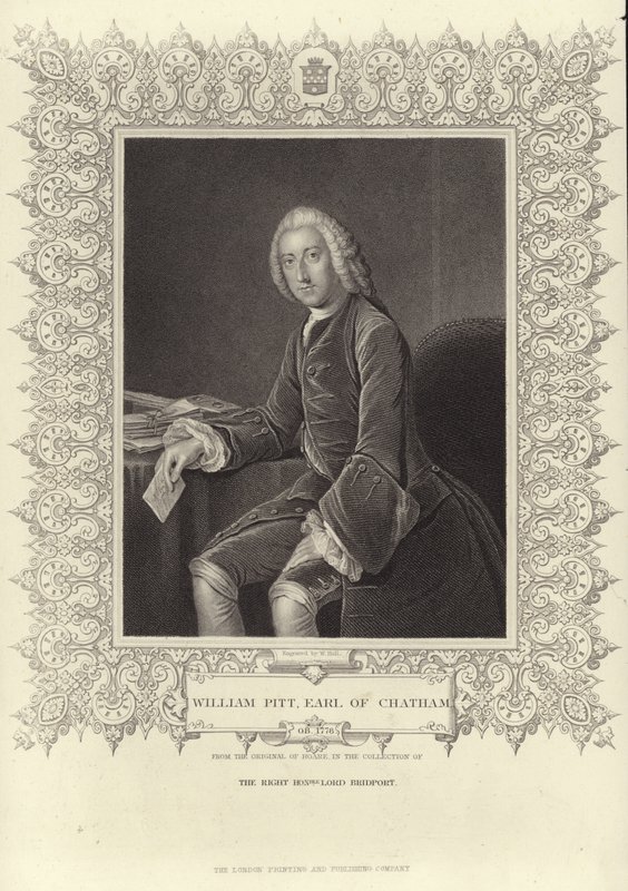 Ritratto di William Pitt il Vecchio da William Hoare