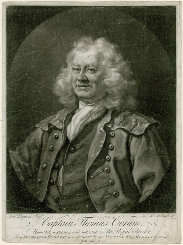 Capitano Thomas Coram da William Hogarth