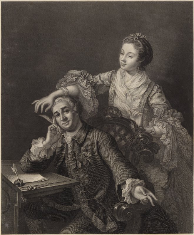 David Garrick e sua moglie da William Hogarth