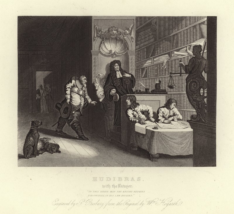 Hudibras di Samuel Butler da William Hogarth
