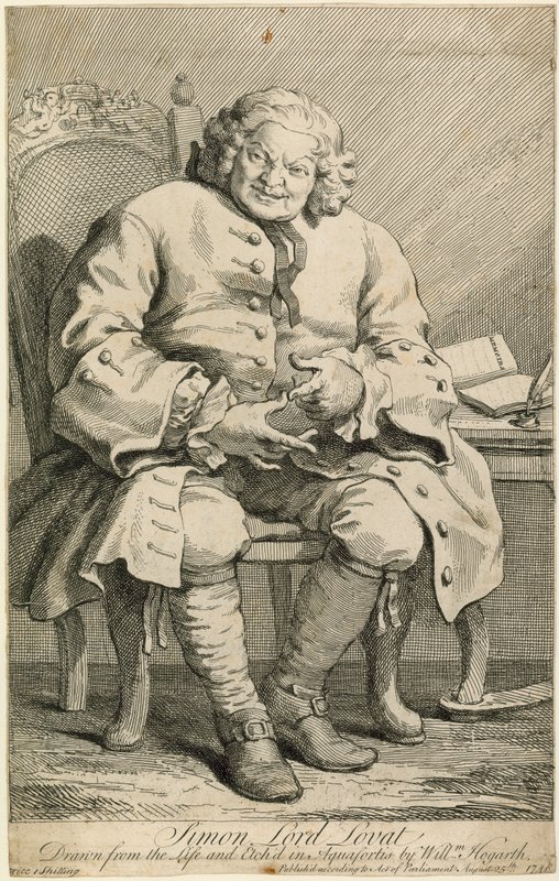 Simon Lord Lovat da William Hogarth