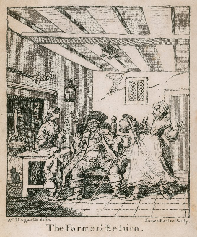 Il ritorno del contadino da William Hogarth