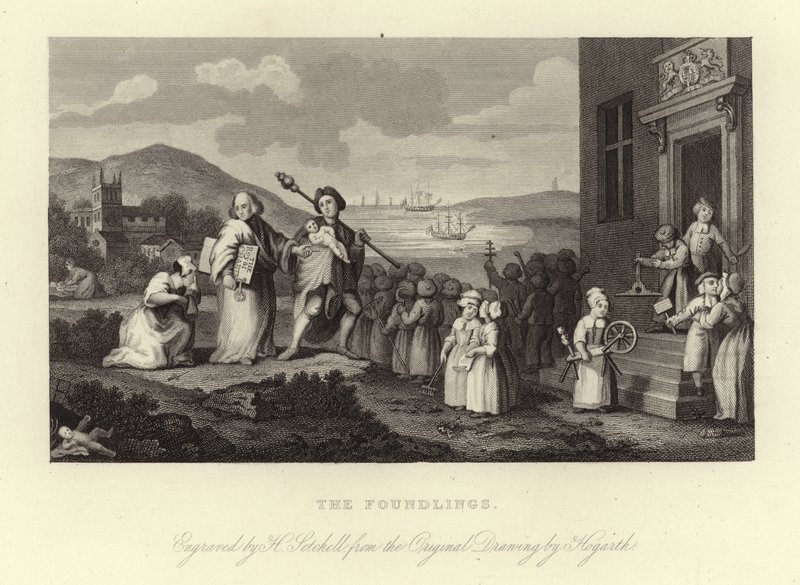 I trovatelli da William Hogarth