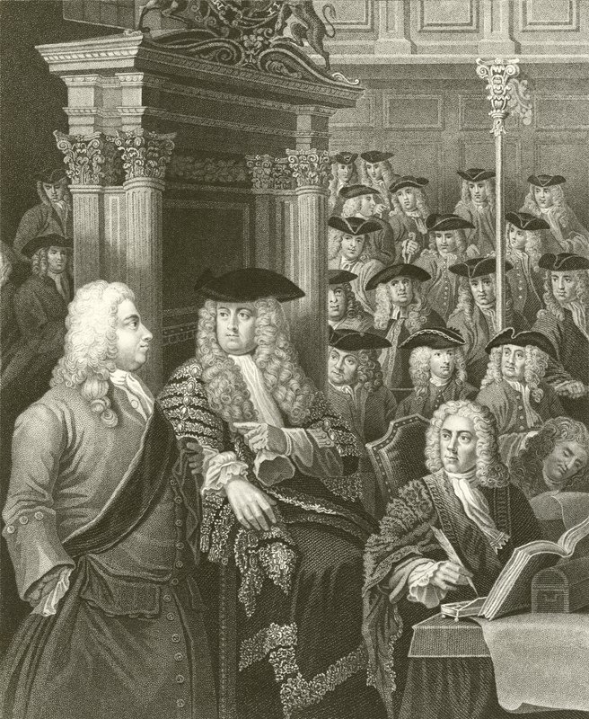 La Camera dei Comuni da William Hogarth
