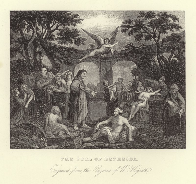 La piscina di Bethesda da William Hogarth