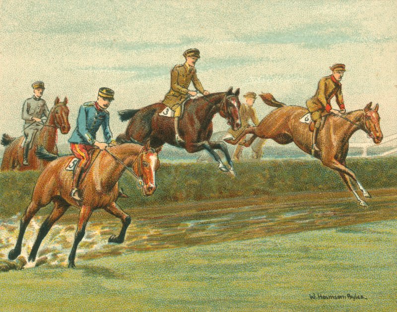 Corse Storiche e Moderne, Steeple-Chases per Ufficiali Alleati da William Hounsom Byles