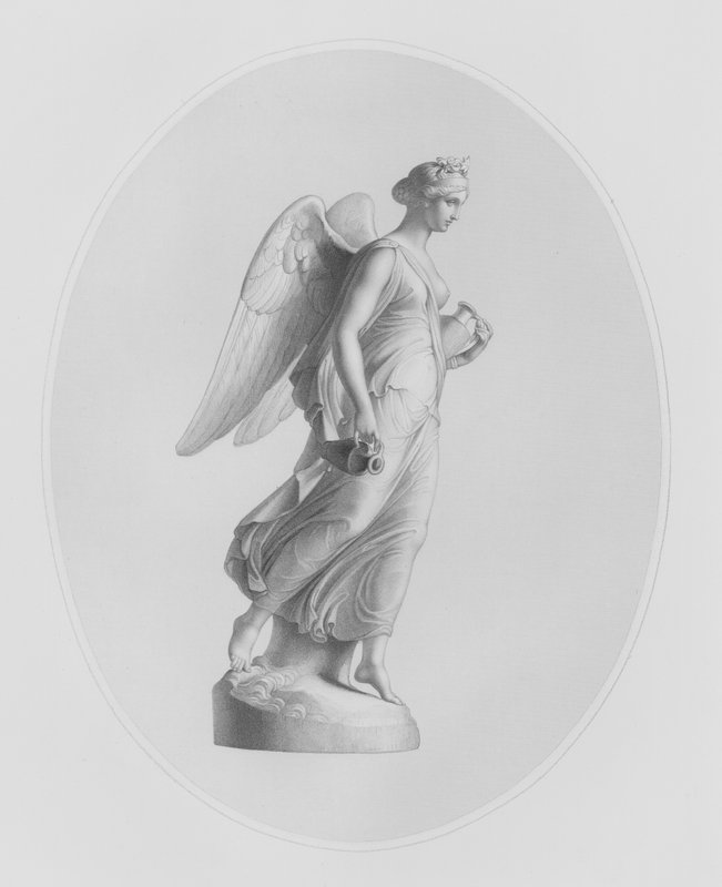 Aurora, inciso da W Roffe dalla statua di J Gibson, RA, in possesso di Mrs Henry Sandbach da William John Roffe