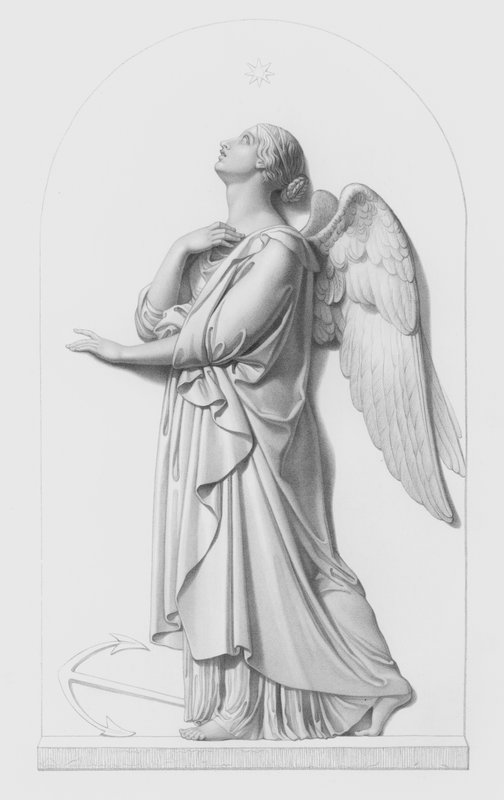 Speranza, inciso da W Roffe dal bassorilievo di J Gibson, RA da William John Roffe