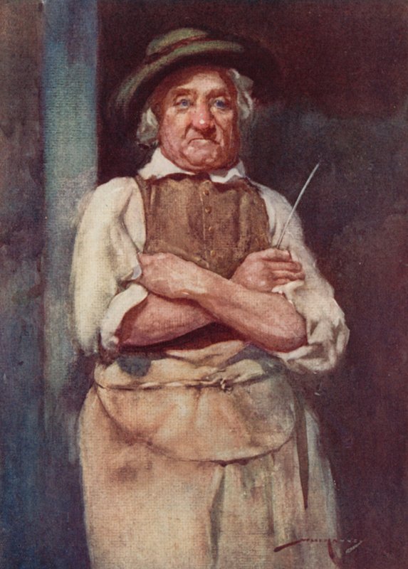 Illustrazione per Il villaggio abbandonato di Oliver Goldsmith da William Lee Hankey