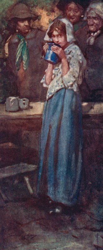 Illustrazione per Il Villaggio Abbandonato di Oliver Goldsmith da William Lee Hankey