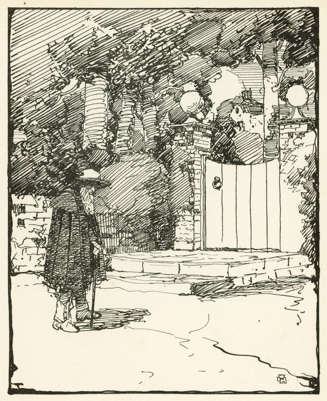 Illustrazione per The Deserted Village di Oliver Goldsmith da William Lee Hankey
