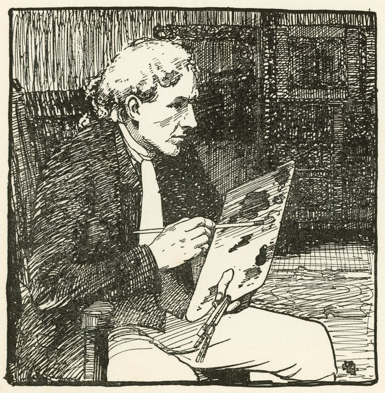 Illustrazione per The Deserted Village di Oliver Goldsmith da William Lee Hankey