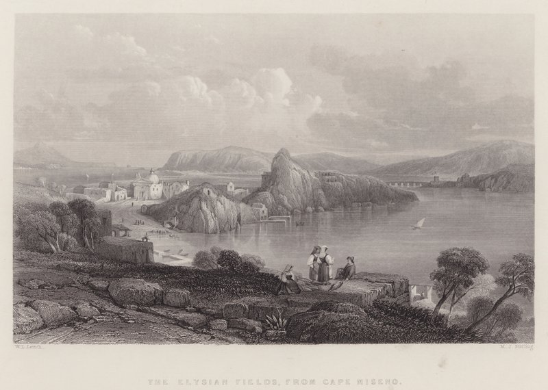 I Campi Elisi, da Capo Miseno, Italia da William Leighton Leitch