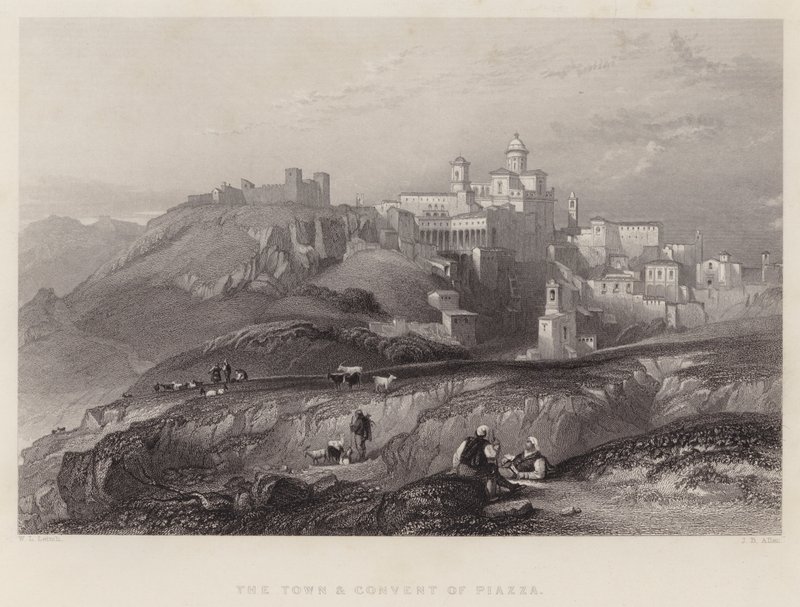 La Città e il Convento di Piazza da William Leighton Leitch