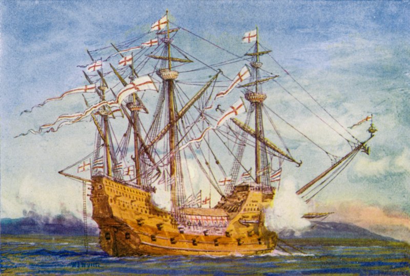 La "Grace De Dieu" da William Lionel (after) Wyllie