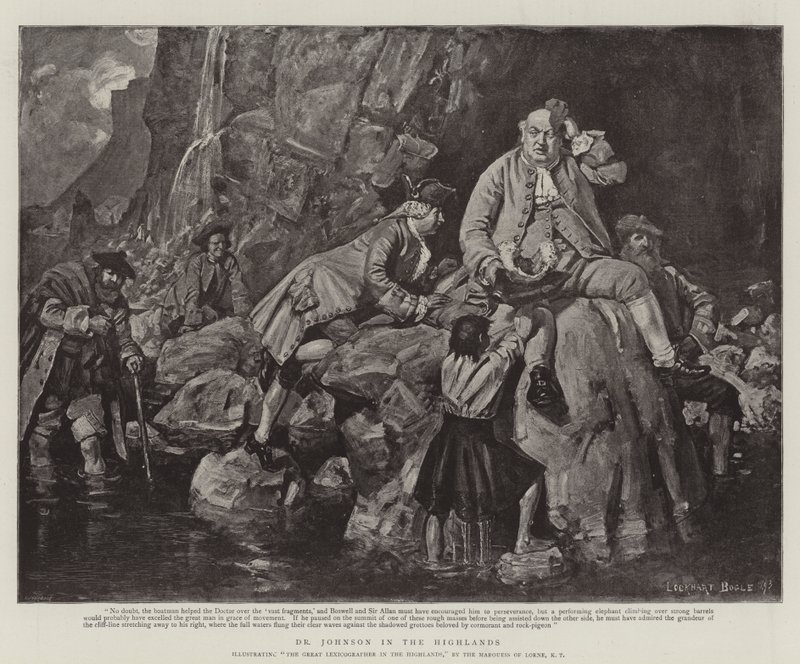 Il Dottor Johnson nelle Highlands da William Lockhart Bogle