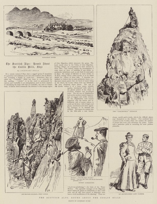 Le Alpi scozzesi, intorno alle colline di Coolin da William Lockhart Bogle