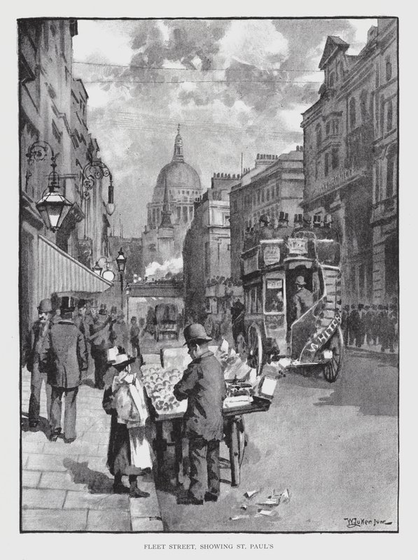 Fleet Street, con vista su St Paul