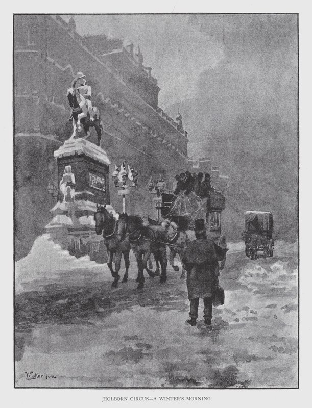 Holborn Circus, una mattina d