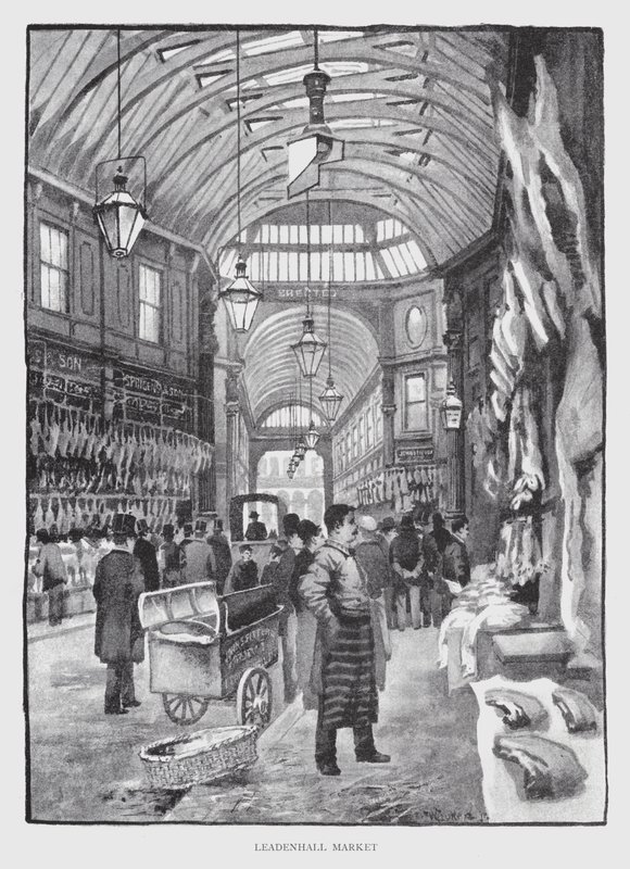 Leadenhall Market da William Luker