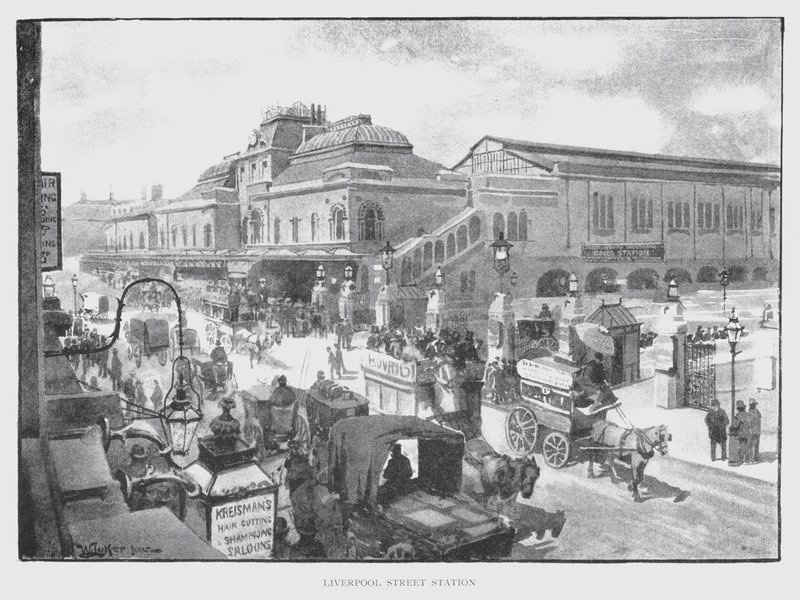 Stazione di Liverpool Street da William Luker