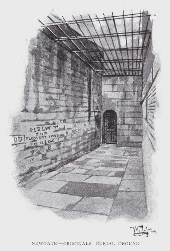Newgate, cimitero dei criminali da William Luker