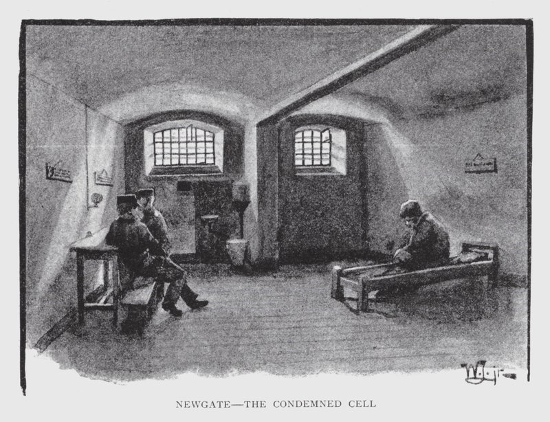 Newgate, la Cella dei Condannati da William Luker