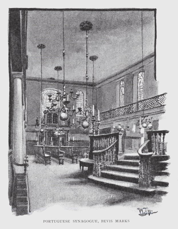 Sinagoga portoghese, Bevis Marks da William Luker