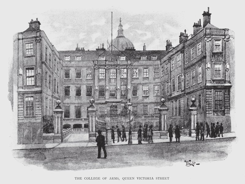 Il College of Arms, Queen Victoria Street da William Luker
