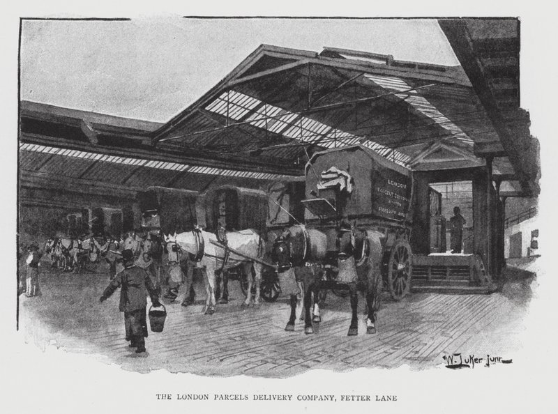 The London Parcels Delivery Company, Fetter Lane da William Luker