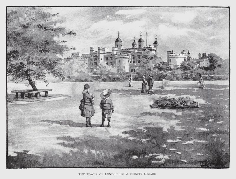 La Torre di Londra da Trinity Square da William Luker