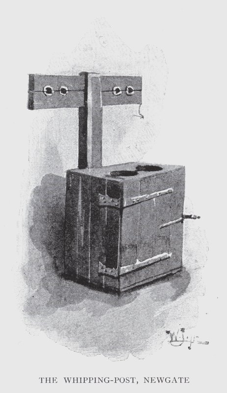Il palo della fustigazione, Newgate da William Luker