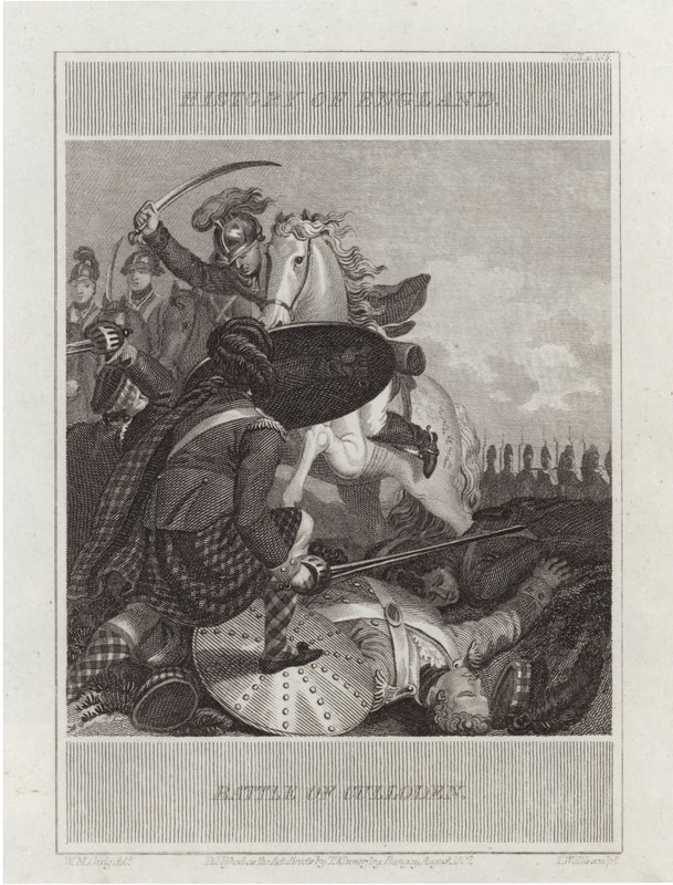 Battaglia di Culloden da William Marshall Craig