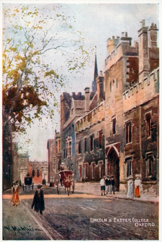 Lincoln e Exeter College da William Matthison