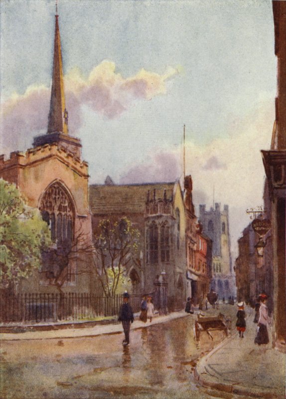 Market Street e chiesa della Santissima Trinità da William Matthison