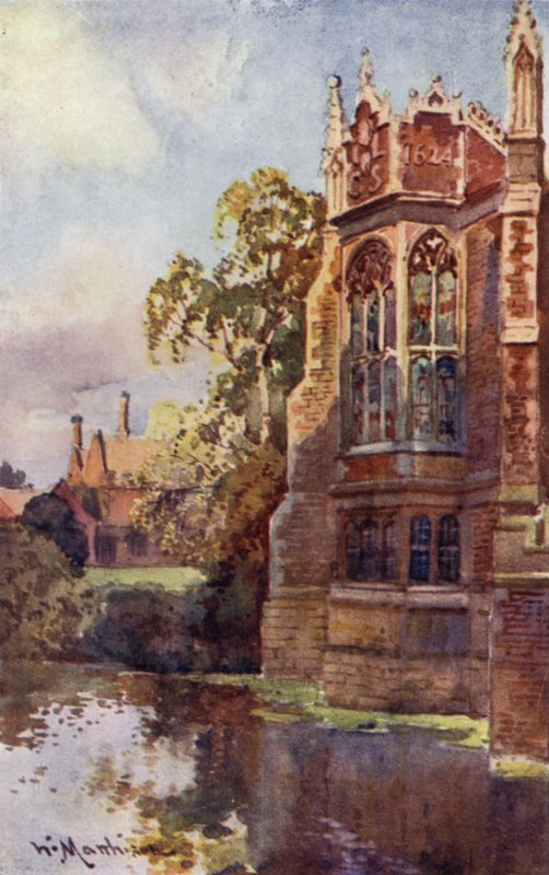 La finestra della biblioteca, St Johns College, dal ponte dei sospiri da William Matthison
