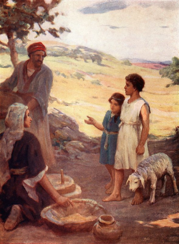"Che cosa intendete con questo servizio?", Esodo xii, 26, 27 da William Pratt