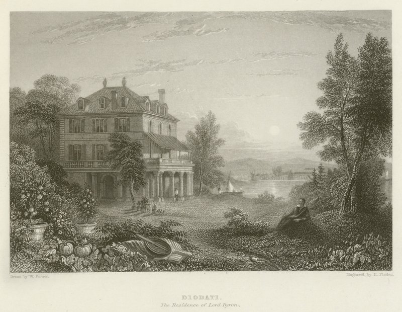 Diodati, la residenza di Lord Byron da William Purser