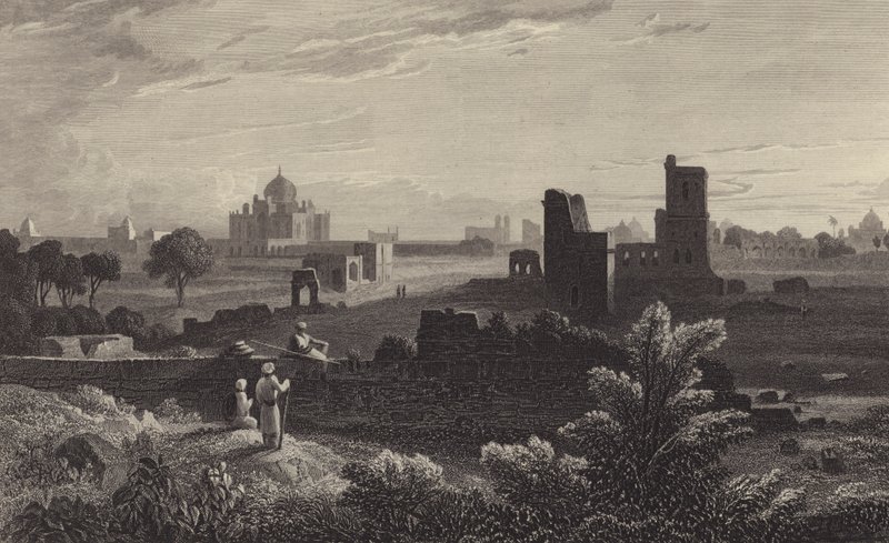 Tomba di Humayun, Delhi da William Purser
