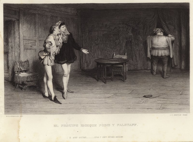 Principe Enrico e Falstaff da William Quiller Orchardson