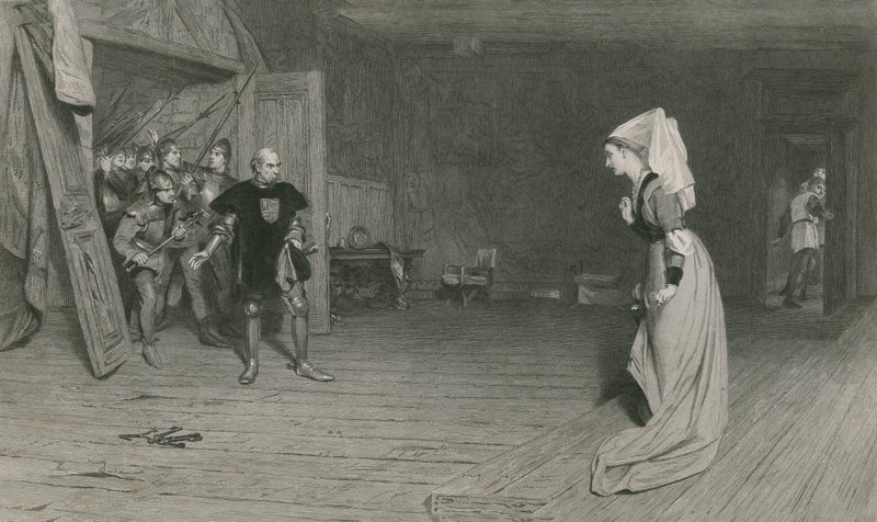 Talbot e la Contessa di Alvernia, Re Enrico VI, Prima Parte da William Quiller Orchardson
