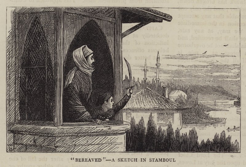 Addolorato, uno schizzo a Stamboul da William Ralston