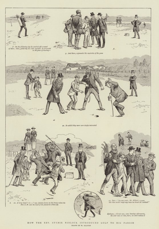 Come il reverendo Stymie Niblock introdusse il golf nella sua parrocchia da William Ralston