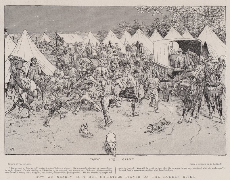 Come abbiamo quasi perso il nostro pranzo di Natale sul fiume Modder da William Ralston