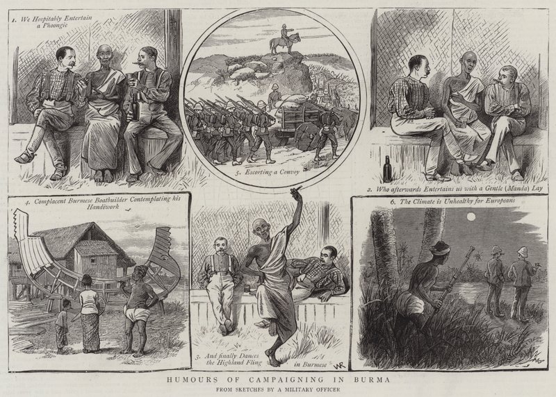 Umori della campagna in Birmania da William Ralston