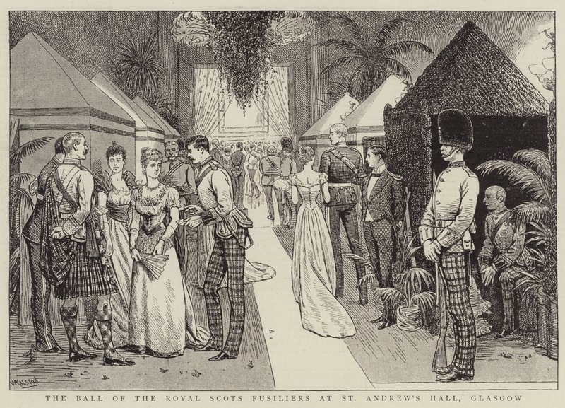Il ballo dei Royal Scots Fusiliers alla St Andrew