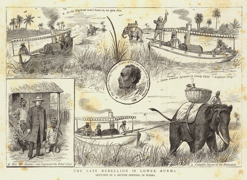 La Recente Ribellione nella Bassa Birmania da William Ralston